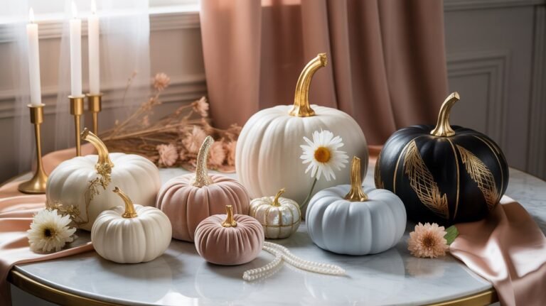 ✨ 15 Chic Painted Pumpkin Ideas for Elegant Fall Decor 22 painted pumpkin