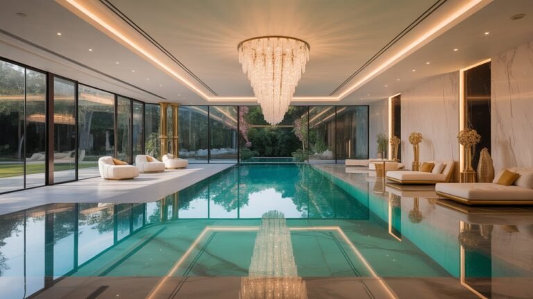 Luxurious Indoor Swimming Pools for Home: 20 Stunning Design Inspirations 17 luxurious indoor swimming pools