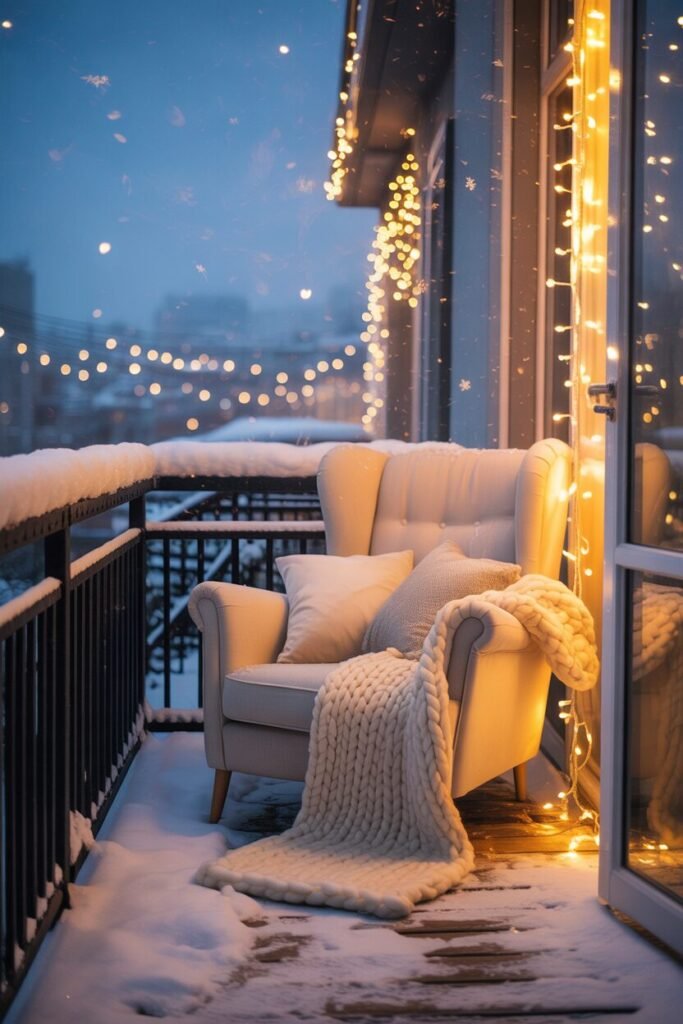 winter balcony