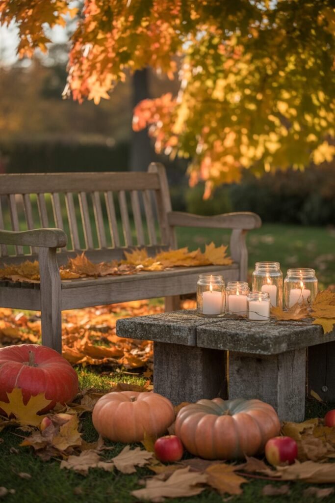 15 Stunning Fall Porch Decor Ideas 10 fall garden seating decor ideas