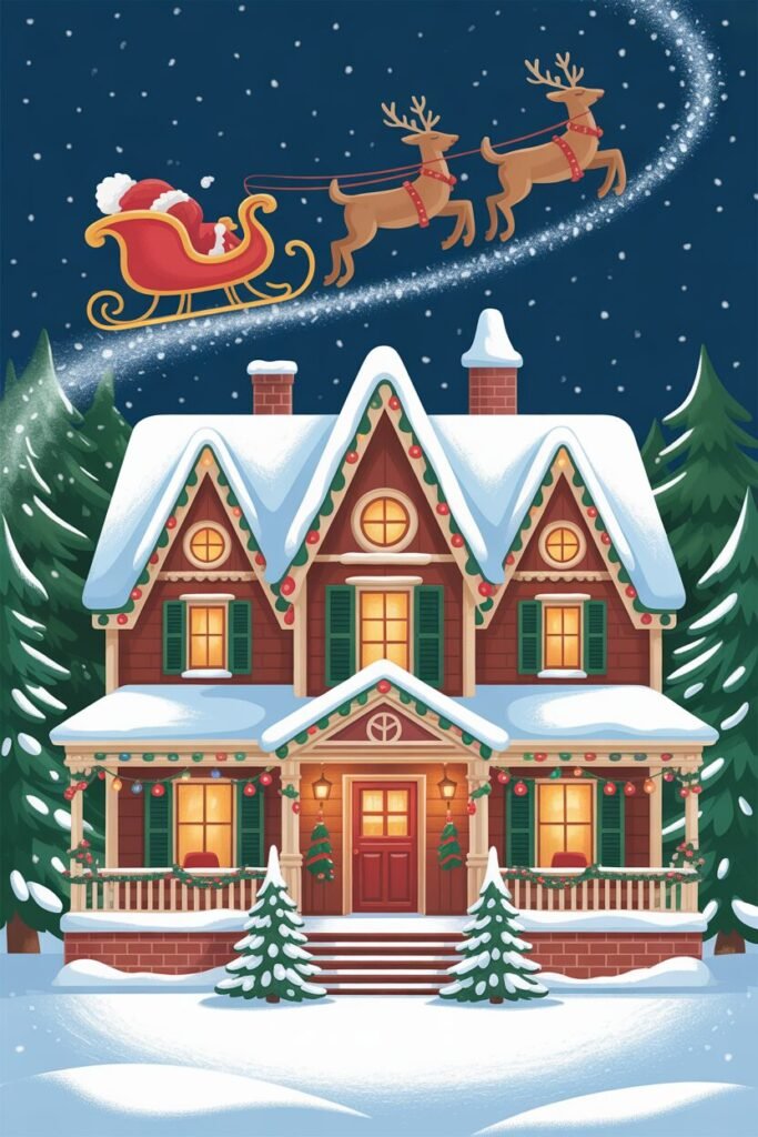 19 Magical Christmas House Decoration Ideas 13 Santa’s workshop Christmas decor ideas