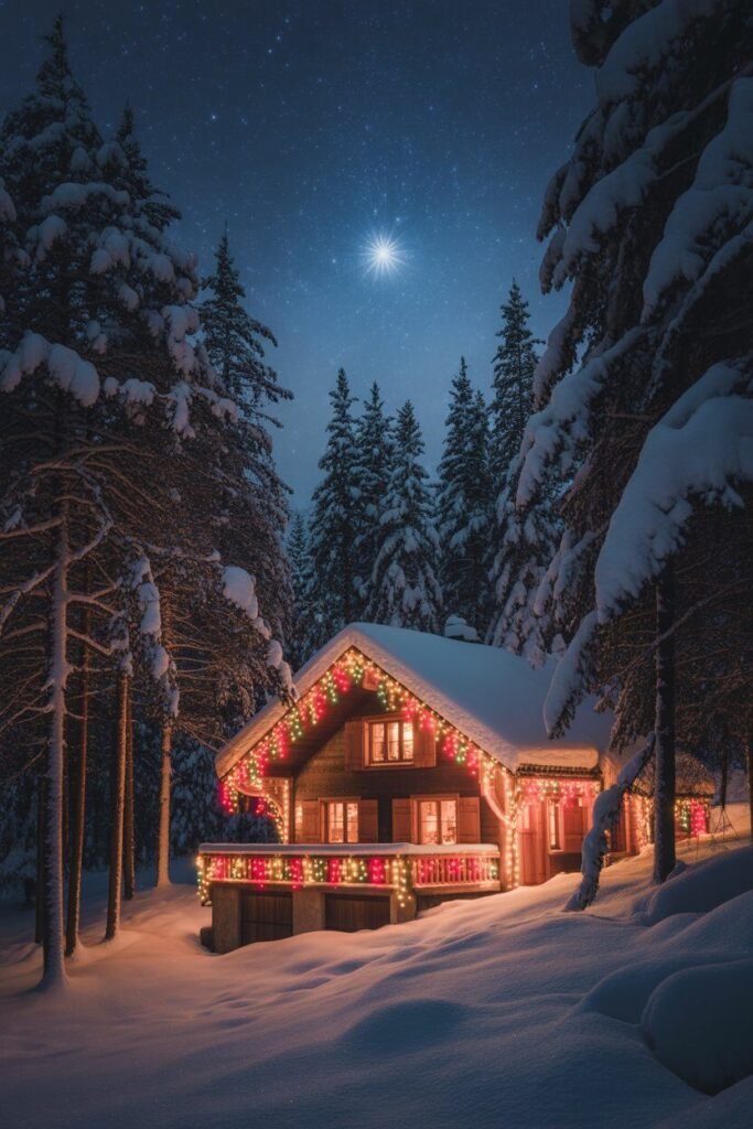 19 Magical Christmas House Decoration Ideas 11 enchanted holiday lodge Christmas