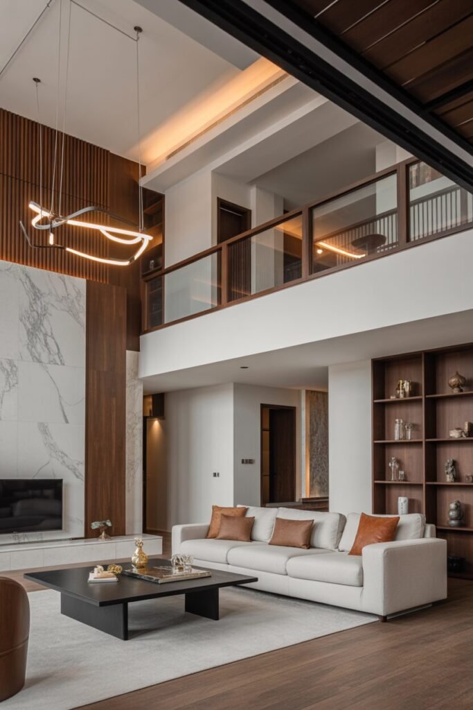 14 Stunning Double Height Living Room 10 living room