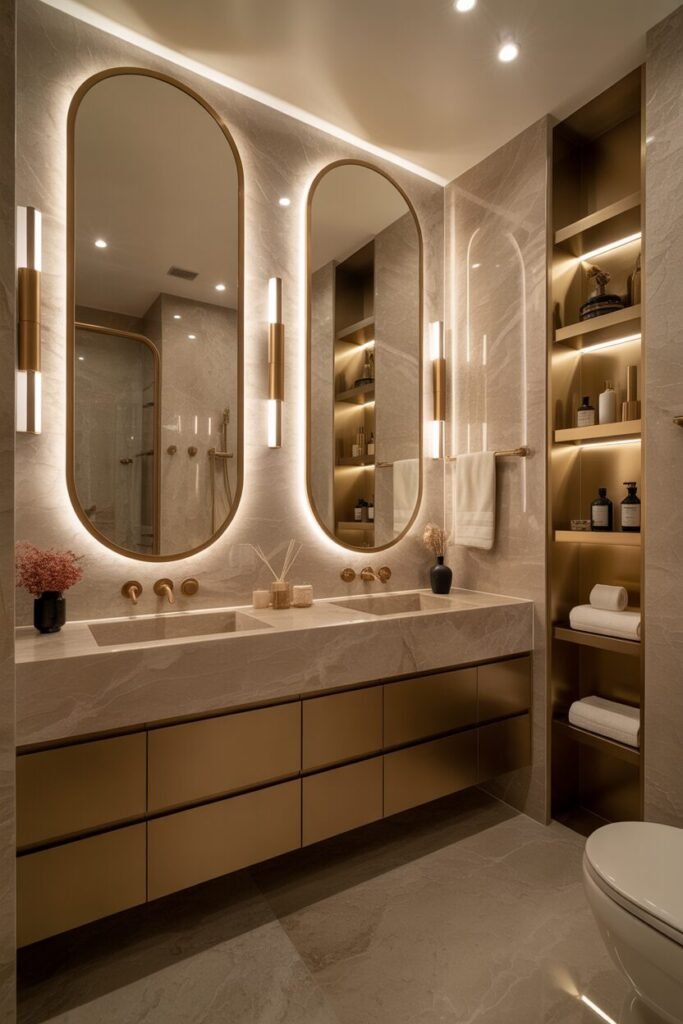 18 Best Modern Bathroom Ideas for a Luxurious Interior 21 bathroom ideas champagne
