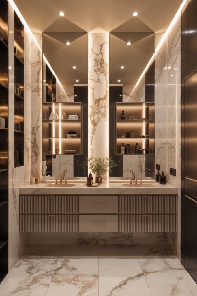 18 Best Modern Bathroom Ideas for a Luxurious Interior 22 bathroom ideas champagne