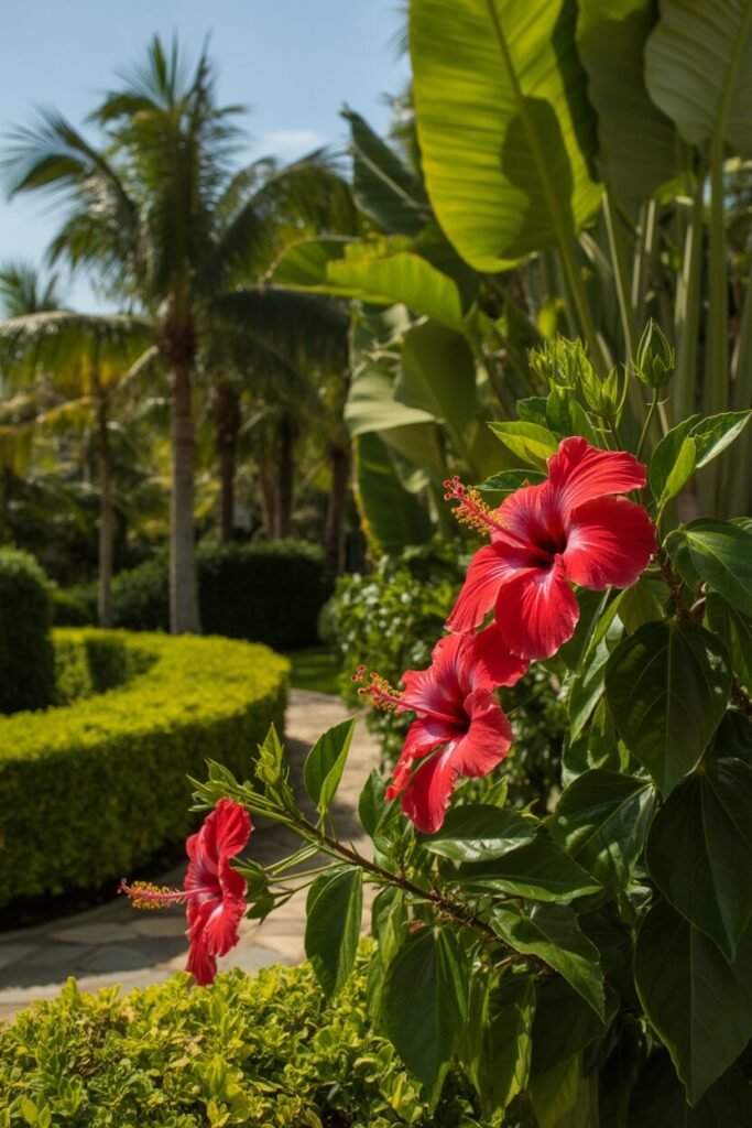 tropical luxury garden