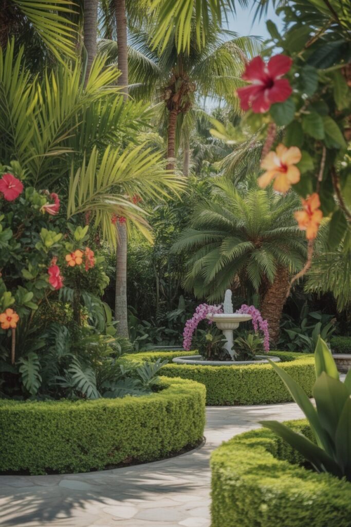 tropical garden design