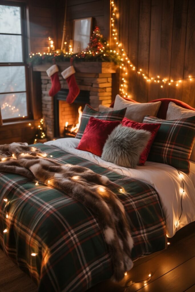 15 Lavish Red and Gold Christmas Bedroom Ideas 4 red gold bedroom