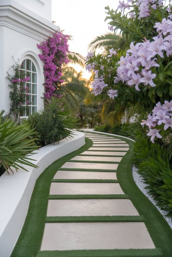 15 Stunning Tropical Garden Pathway Ideas 13 image 1 302