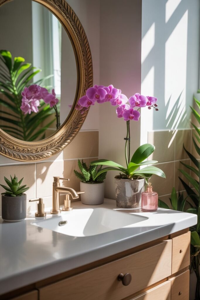  plants in high end spa