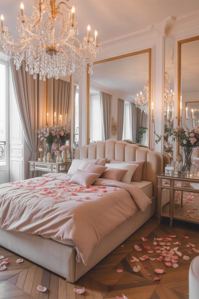 15 Modern Chic Feminine Bedroom Ideas for Elegant Glam Decor 5 feminine bedroom design
