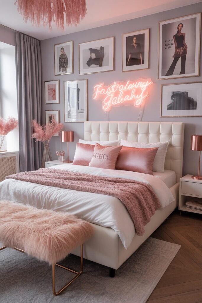 15 Modern Chic Feminine Bedroom Ideas for Elegant Glam Decor 6 neutral feminine bedroom