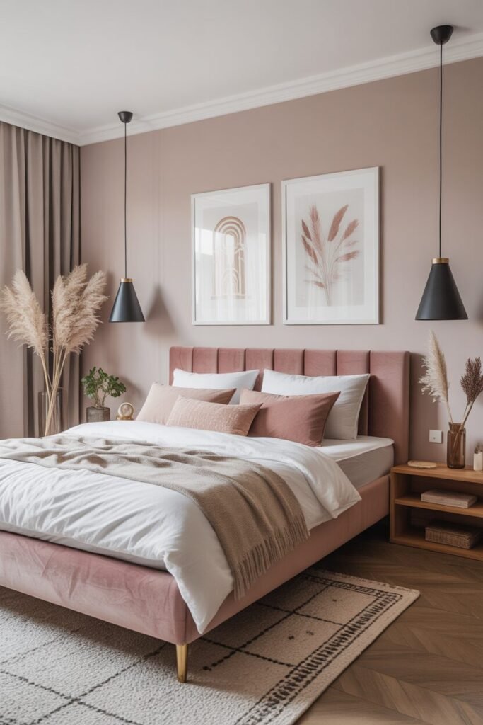 15 Modern Chic Feminine Bedroom Ideas for Elegant Glam Decor 9 minimalist feminine bedroom