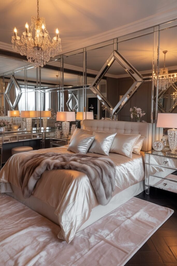 15 Modern Chic Feminine Bedroom Ideas for Elegant Glam Decor 12 glam feminine bedroom