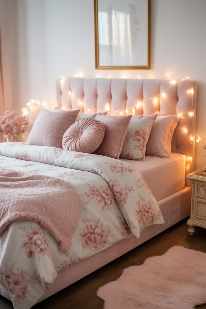 15 Modern Chic Feminine Bedroom Ideas for Elegant Glam Decor 13 fashion feminine bedroom