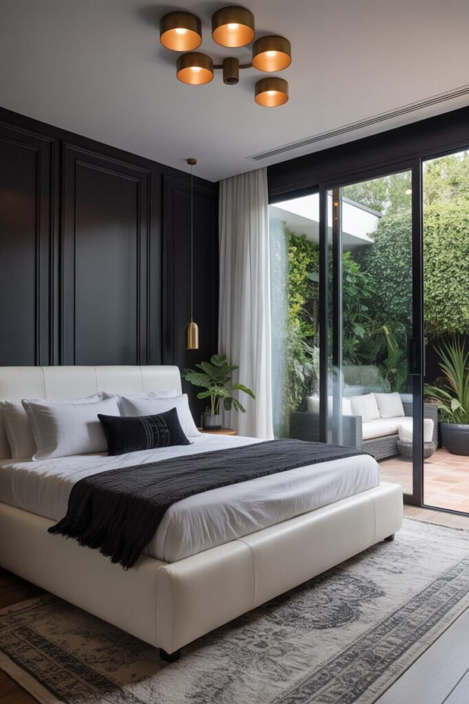 20 Luxurious Modern Bedroom Ideas 15 luxurious modern bedroom with black contrast