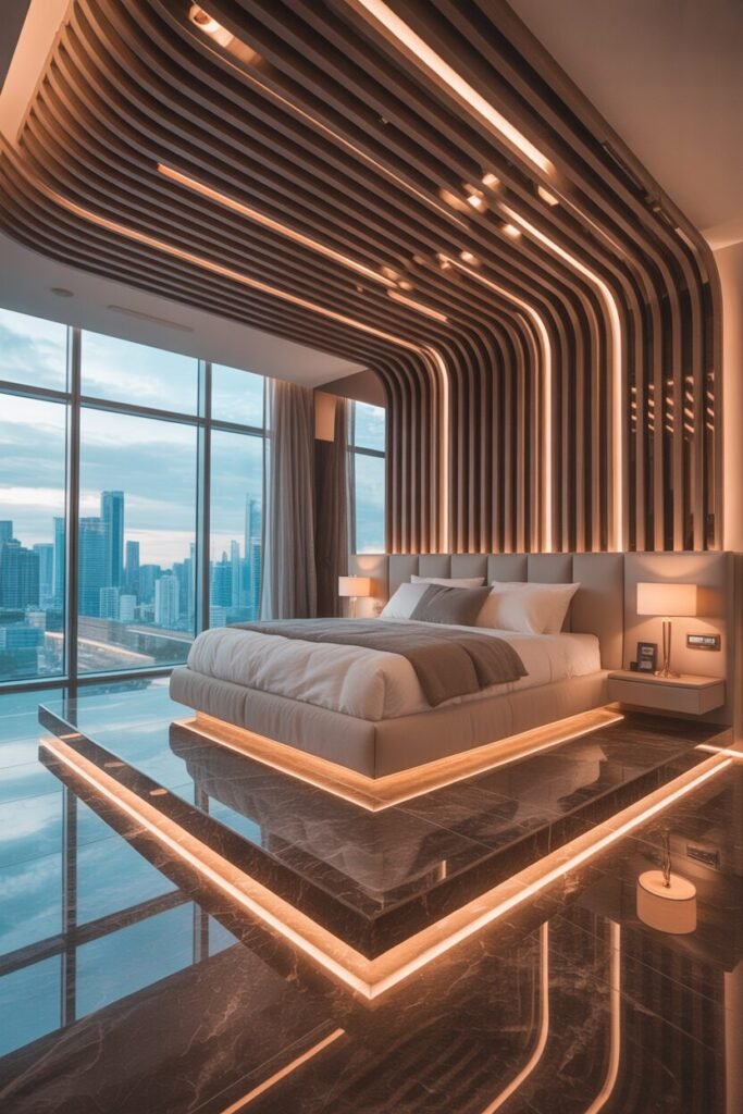 20 Luxurious Modern Bedroom Ideas 2 luxurious modern bedroom with marble bed