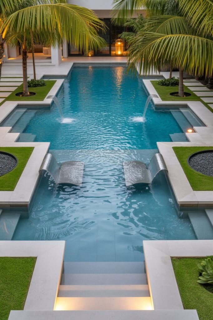 20 Luxurious Modern villa Backyard 14 Luxurious modern villa backyard