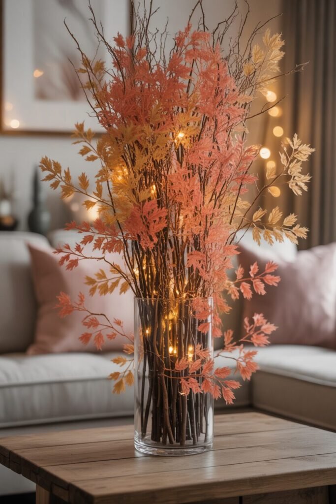 twig vase centerpiece