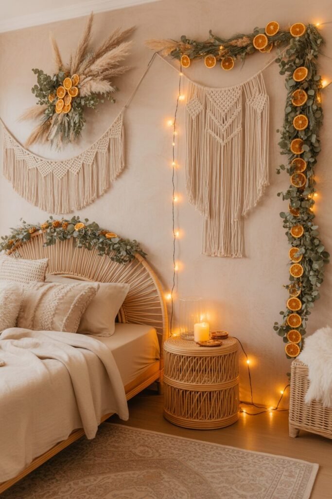 luxury Christmas bedroom 