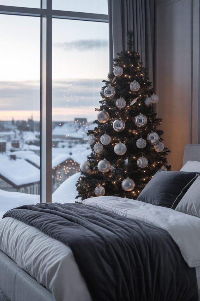 luxury Christmas bedroom 