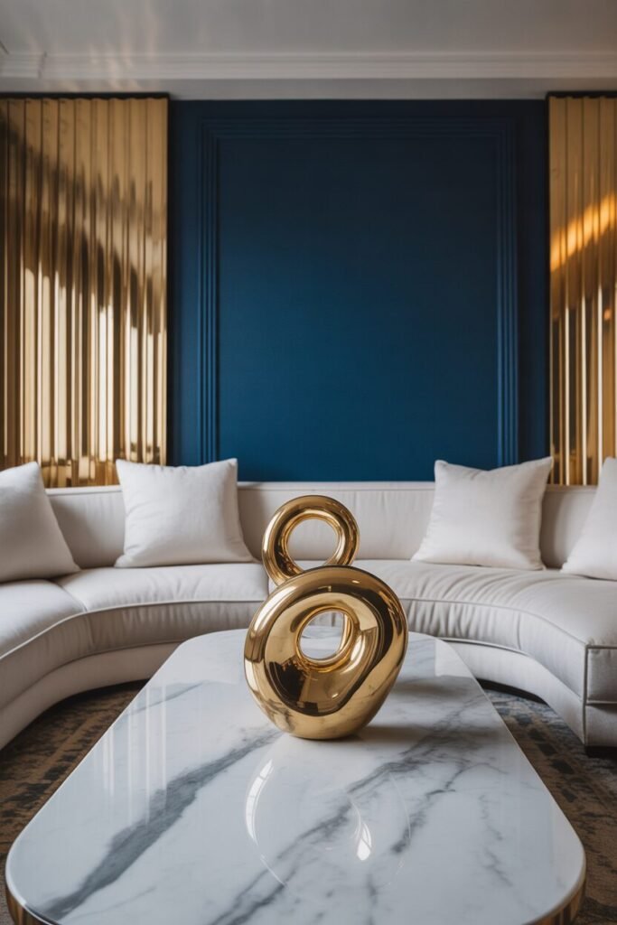  gold luxury living room