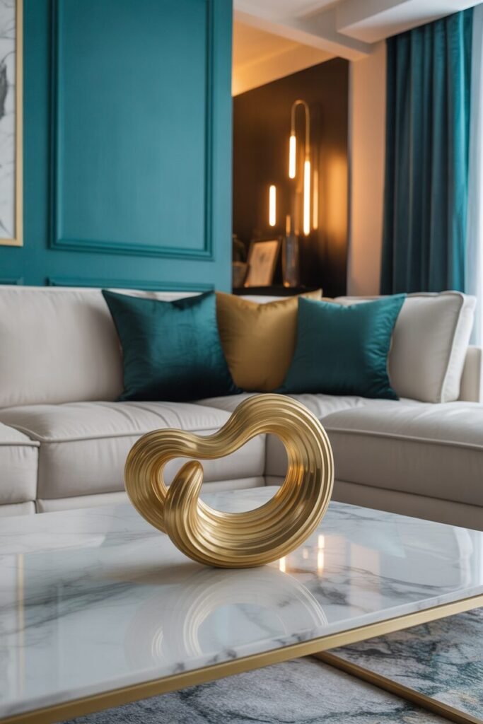 artistic living room