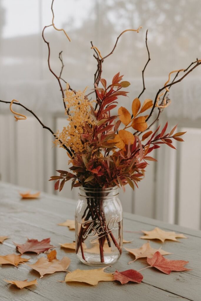 curly willow centerpiece