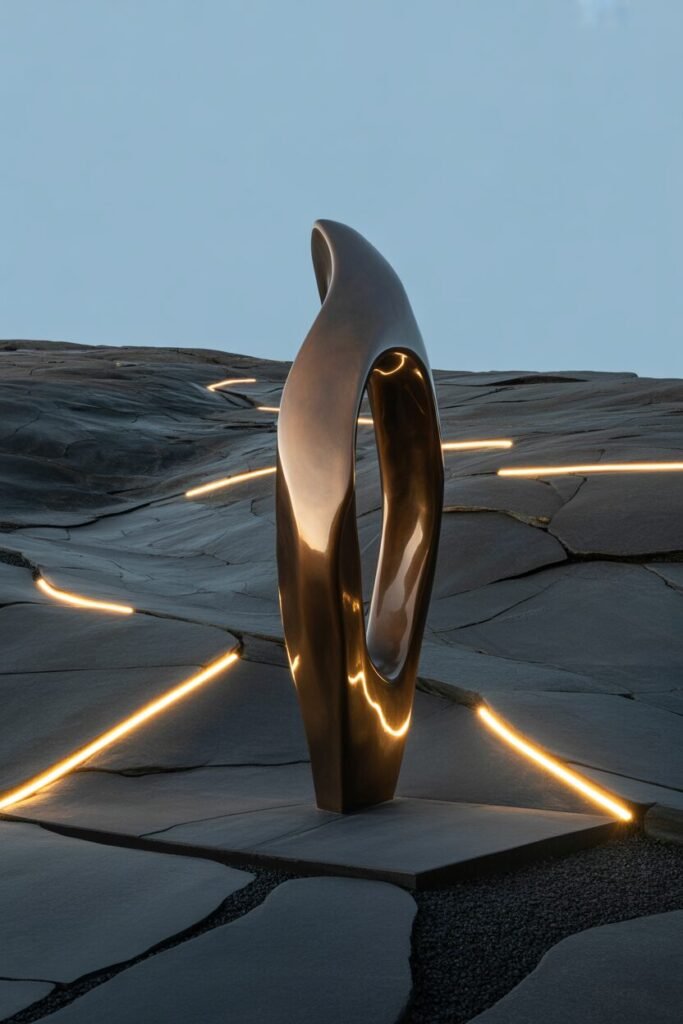 18 Luxury Garden Design Ideas for Stylish Outdoor Spaces 2025 19 garden design ideas sculpture