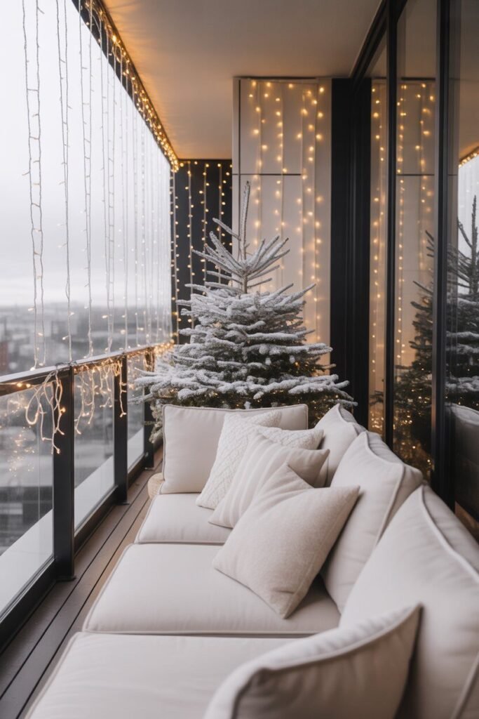 π 25 Cozy Christmas Balcony Decor Ideas for 2025 8 Christmas balcony