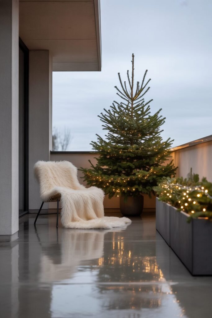 π 25 Cozy Christmas Balcony Decor Ideas for 2025 13 Christmas balcony
