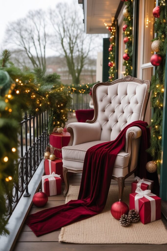 π 25 Cozy Christmas Balcony Decor Ideas for 2025 17 Christmas balcony