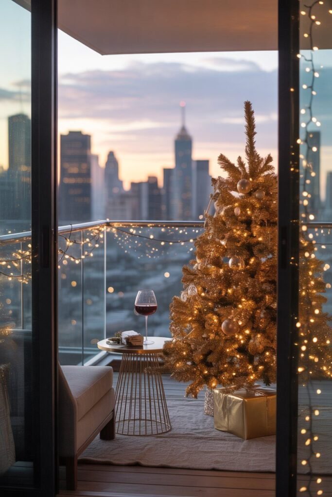 π 25 Cozy Christmas Balcony Decor Ideas for 2025 19 Christmas balcony