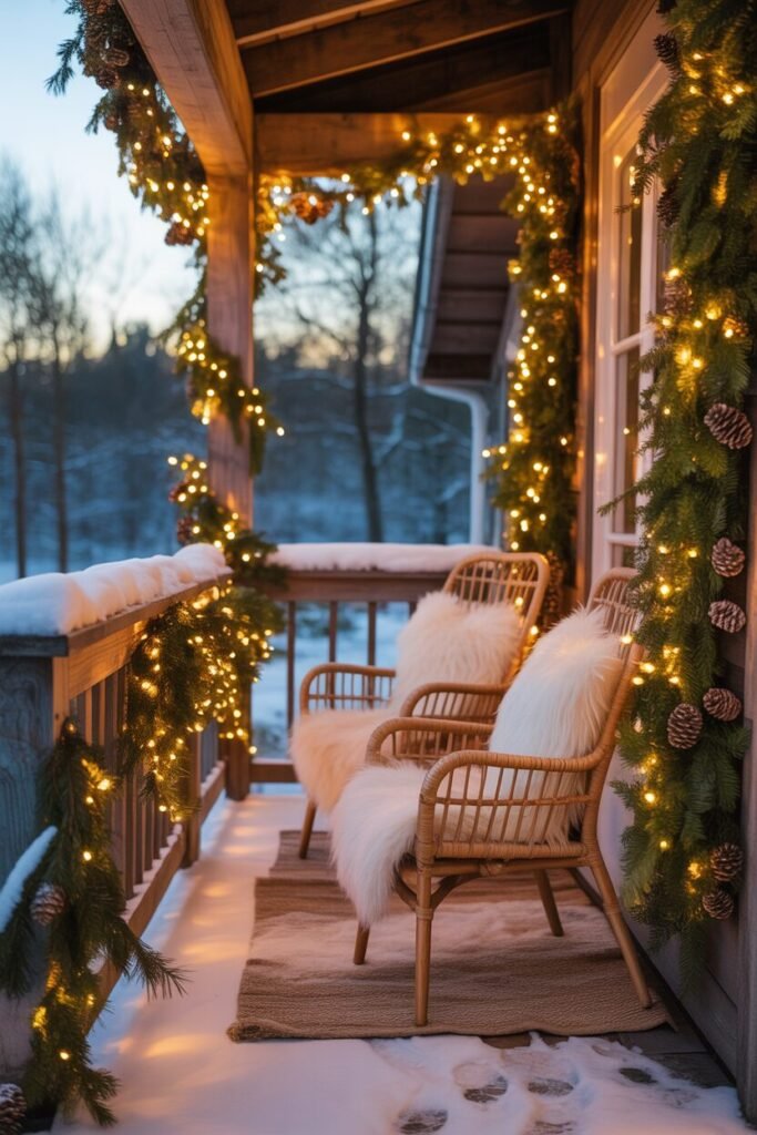 π 25 Cozy Christmas Balcony Decor Ideas for 2025 20 Christmas balcony