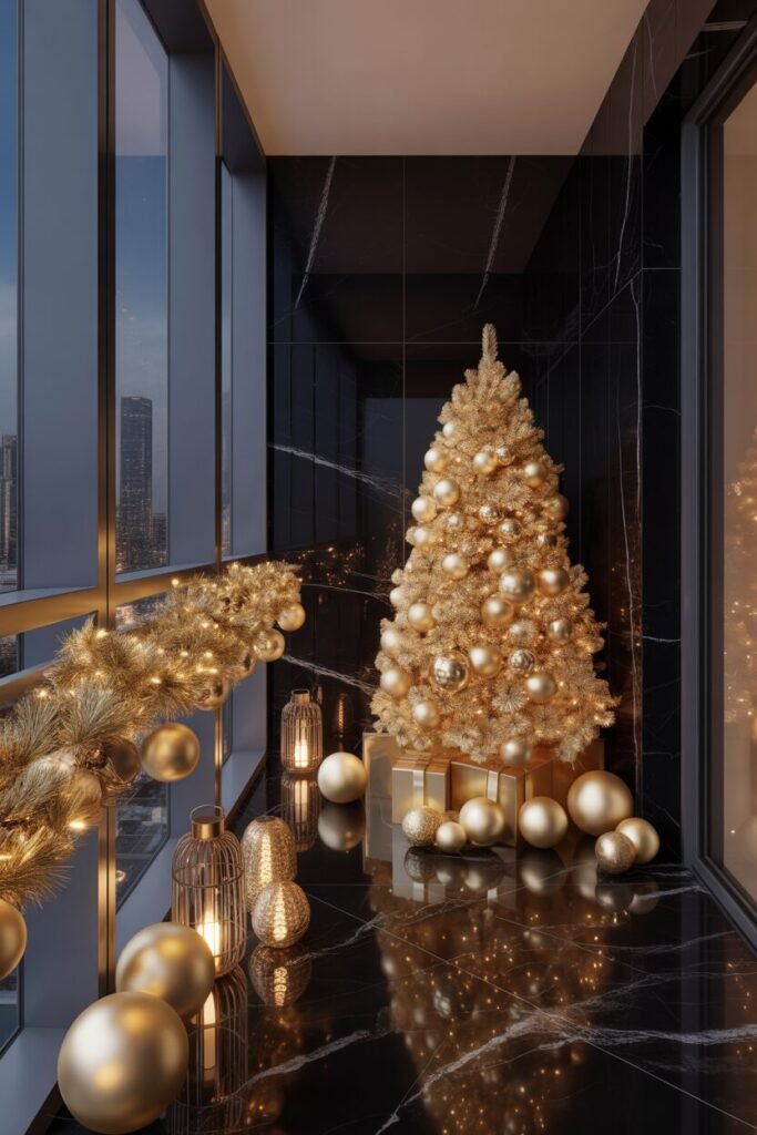 π 25 Cozy Christmas Balcony Decor Ideas for 2025 22 Christmas balcony