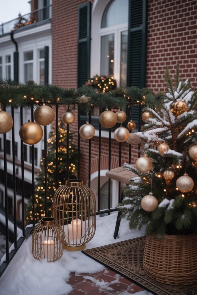 π 25 Cozy Christmas Balcony Decor Ideas for 2025 26 Christmas balcony
