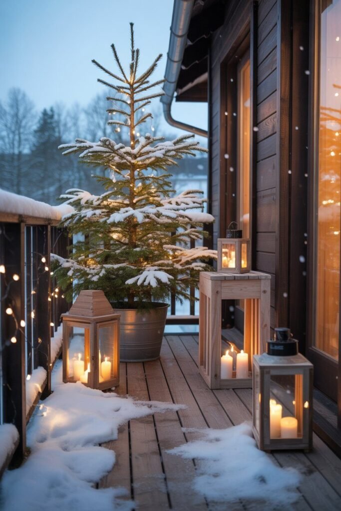 π 25 Cozy Christmas Balcony Decor Ideas for 2025 5 Christmas balcony