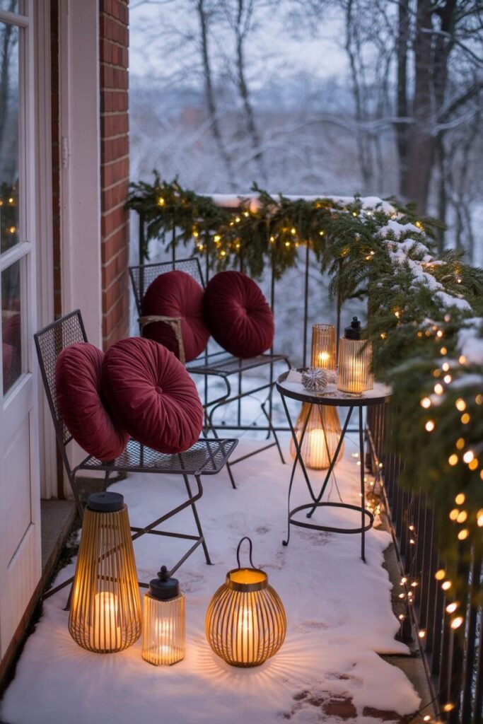 π 25 Cozy Christmas Balcony Decor Ideas for 2025 3 Christmas balcony