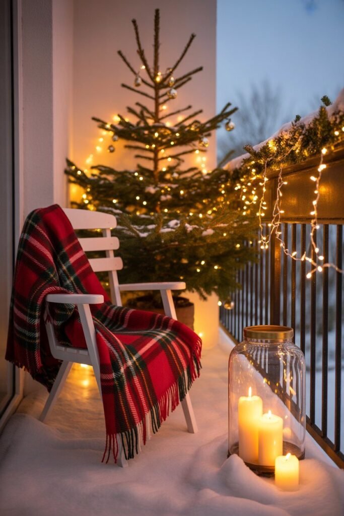 π 25 Cozy Christmas Balcony Decor Ideas for 2025 2 Christmas balcony