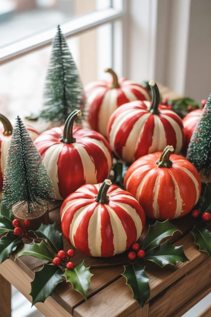  Christmas pumpkin decor