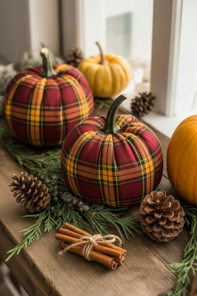 farmhouse Christmas pumpkin