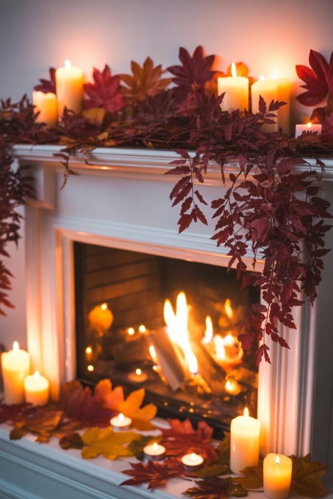18 stylish Cozy Fall Fireplace Styling Ideas for Autumn 2025 8 cozy fall fireplace styling ideas