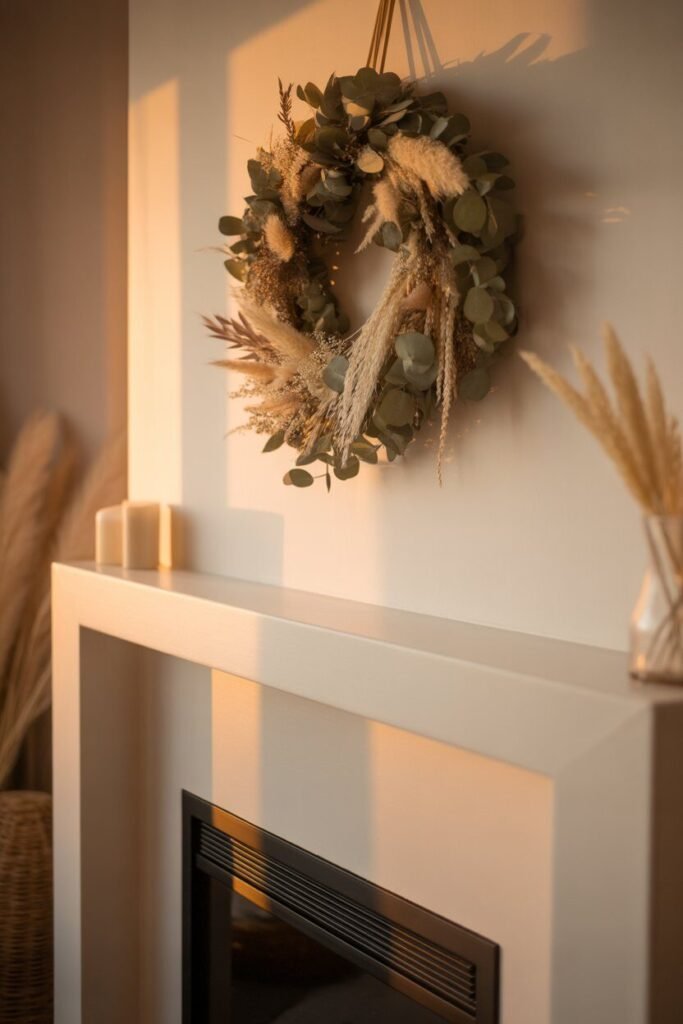 18 stylish Cozy Fall Fireplace Styling Ideas for Autumn 2025 9 cozy fall fireplace styling.