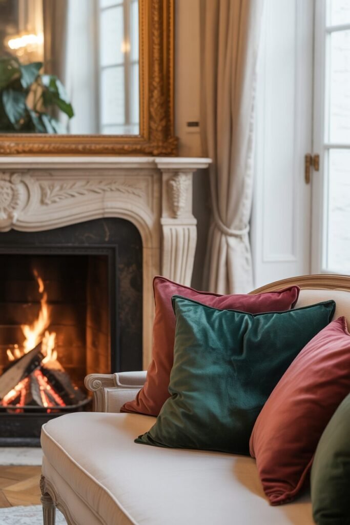 18 stylish Cozy Fall Fireplace Styling Ideas for Autumn 2025 17 cozy fall fireplace styling