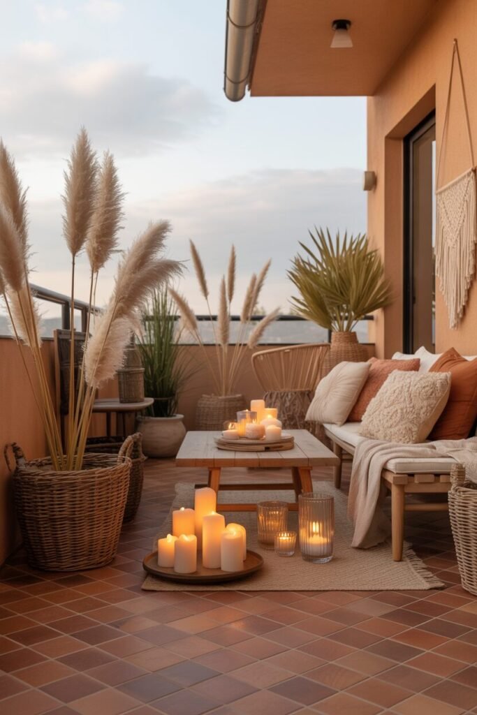 15 Romantic Balcony Decor Ideas for Cozy Evenings 2025 6 boho romantic balcony