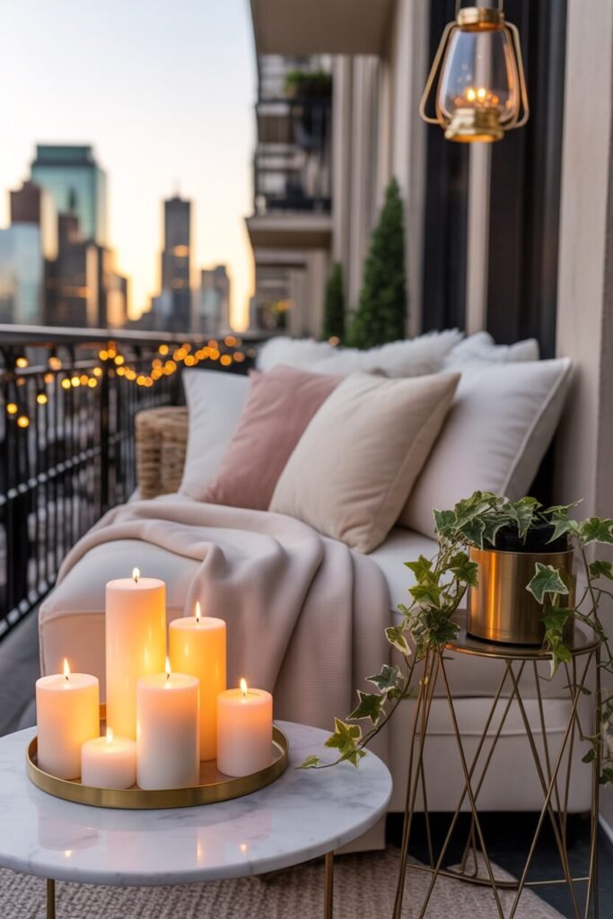 15 Romantic Balcony Decor Ideas for Cozy Evenings 2025 9 city romantic balcony
