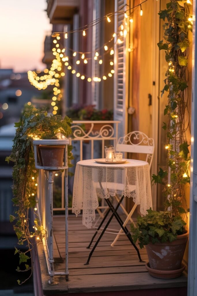 15 Romantic Balcony Decor Ideas for Cozy Evenings 2025 10 vintage romantic balcony