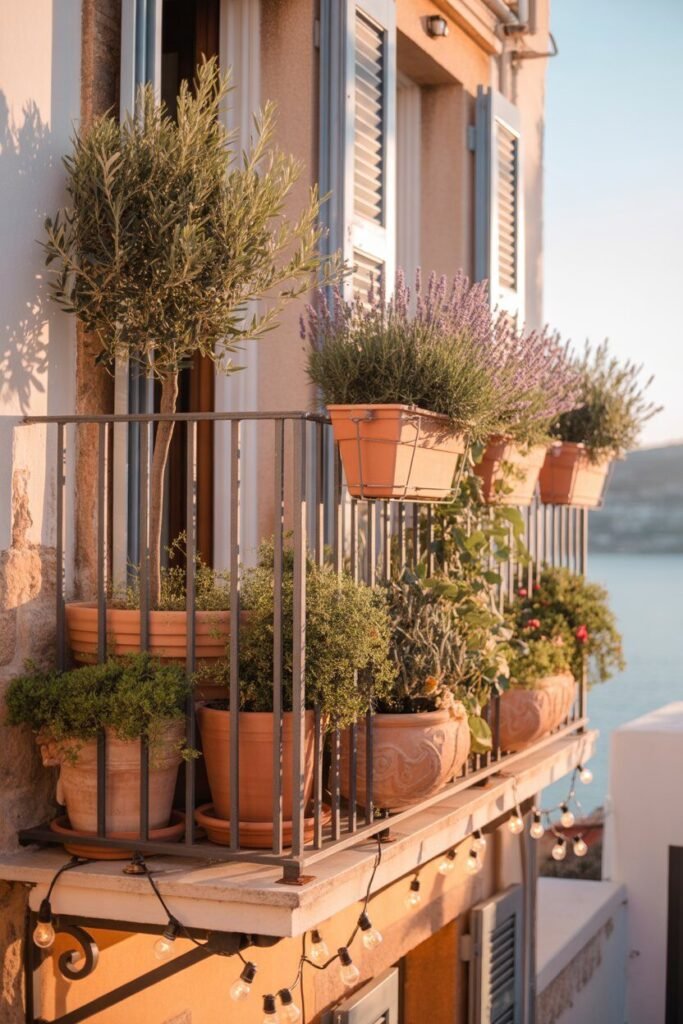 15 Romantic Balcony Decor Ideas for Cozy Evenings 2025 15 Mediterranean romantic balcony