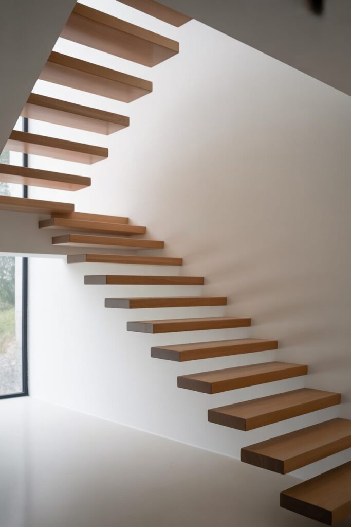  cantilevered luxurious modern stairs for home