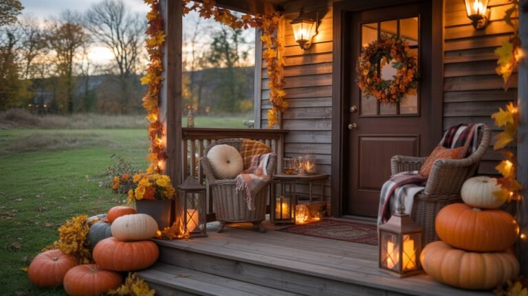 15 Stunning Fall Porch Decor Ideas 23 fall porch decor ideas with pumpkins